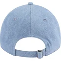 lippikset-kaareva-sininen-saadettava-nauha-9twenty-washed-denim-new-york-yankees-mlb-new-era