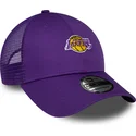 lippikset-kaareva-rekka-violetti-saadettava-nauha-9forty-home-field-los-angeles-lakers-nba-new-era