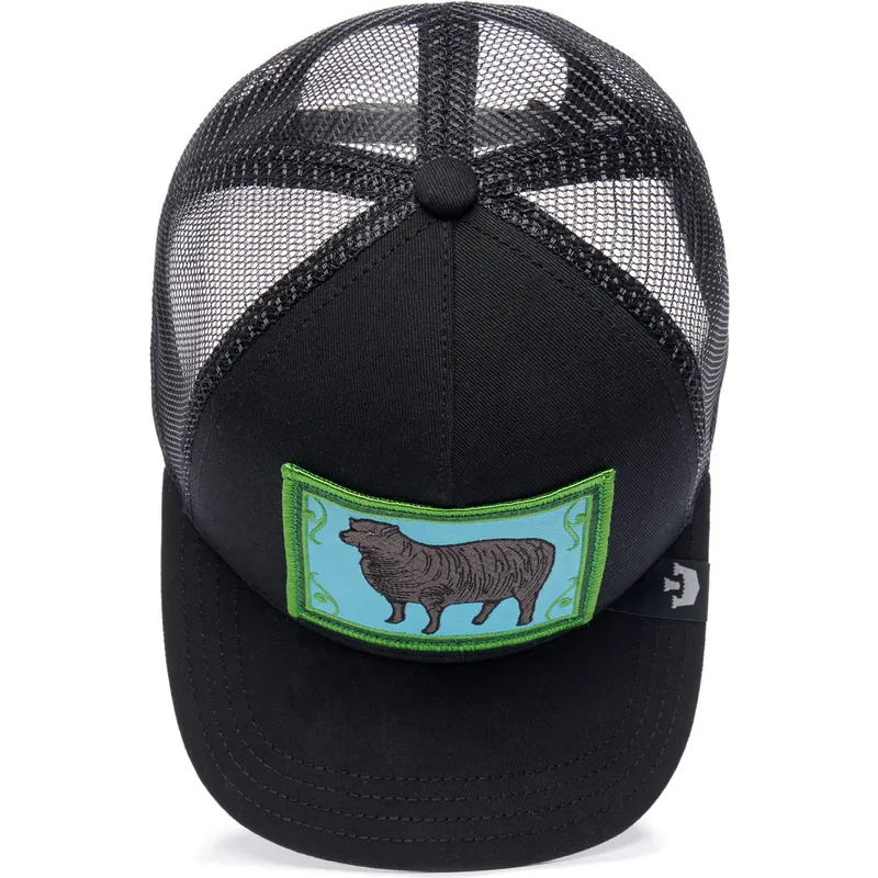 lippikset-kaareva-rekka-musta-snapback-ye-olde-sheep-the-farm-retro-classic-the-farm-goorin-bros
