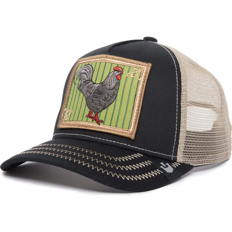 lippikset-kaareva-rekka-musta-snapback-ye-olde-cock-the-farm-retro-classic-the-farm-goorin-bros