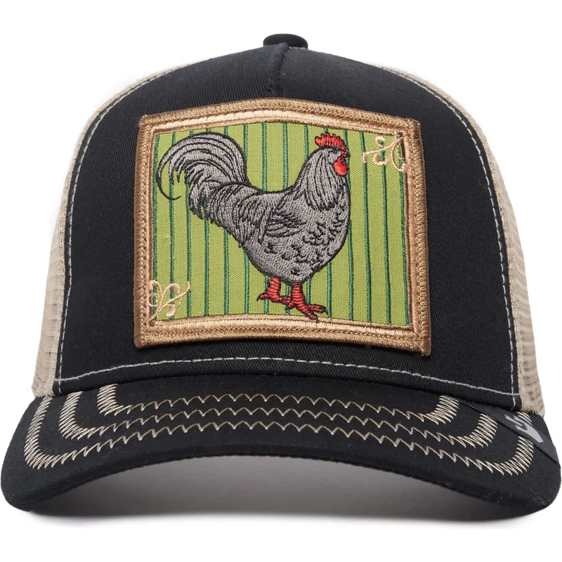 lippikset-kaareva-rekka-musta-snapback-ye-olde-cock-the-farm-retro-classic-the-farm-goorin-bros