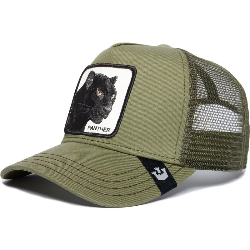 lippikset-kaareva-rekka-vihrea-snapback-the-panther-the-farm-goorin-bros