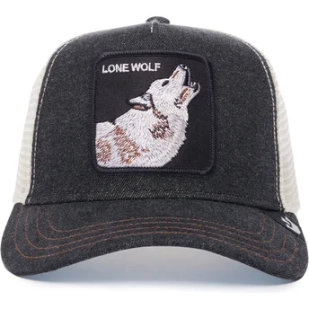 Lippikset kaareva rekka musta snapback The Lone Wolf The Farm Goorin Bros.