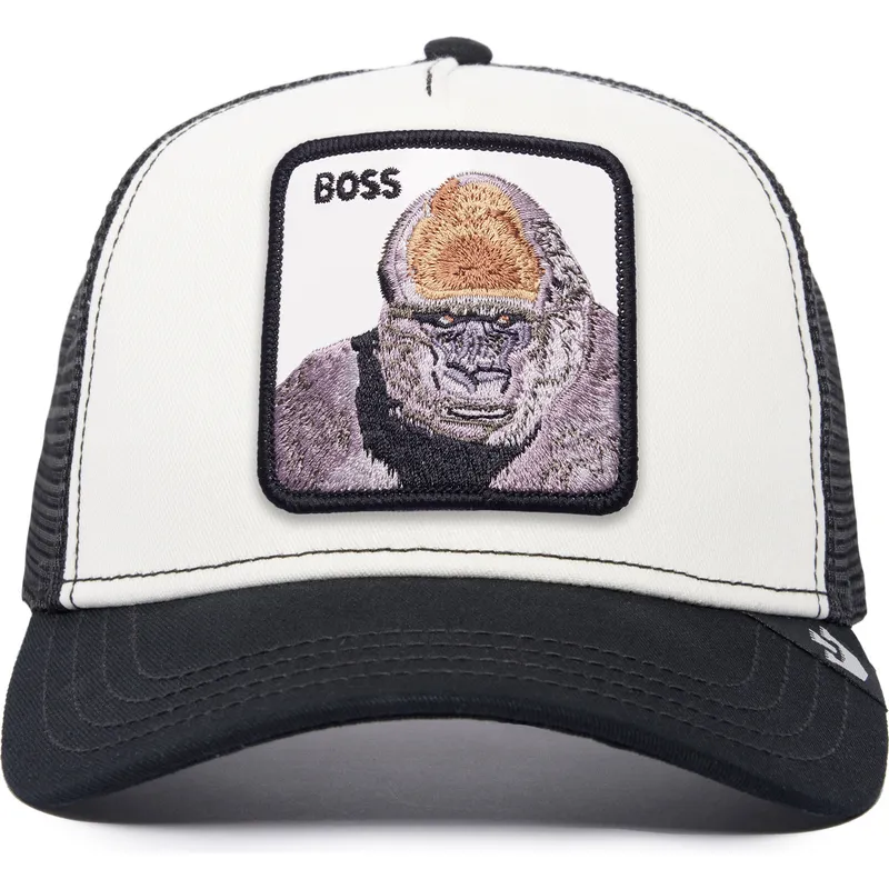 lippikset-kaareva-rekka-musta-snapback-the-boss-gorilla-the-farm-goorin-bros