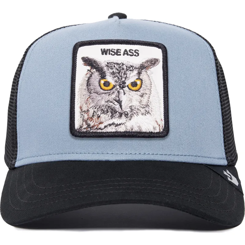 lippikset-kaareva-rekka-sininen-snapback-wise-ass-owl-the-farm-premium-the-farm-goorin-bros lippikset-kaareva-rekka-sininen-snapback-wise-ass-owl-the-farm-premium-the-farm-goorin-bros