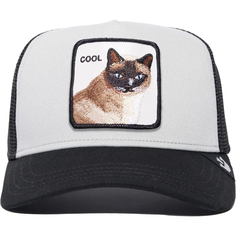 lippikset-kaareva-rekka-musta-snapback-cool-cat-the-farm-premium-the-farm-goorin-bros