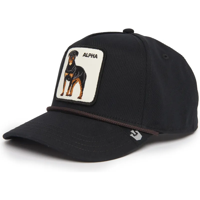 lippikset-kaareva-musta-snapback-alpha-dog-100-the-farm-all-over-canvas-the-farm-goorin-bros