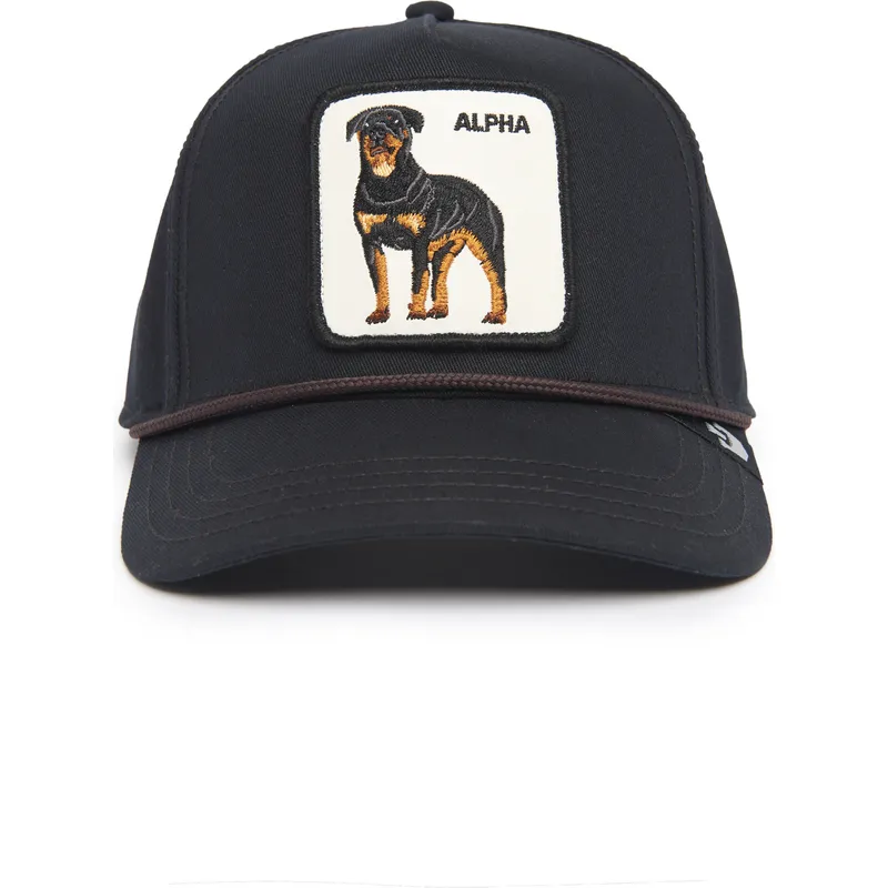 lippikset-kaareva-musta-snapback-alpha-dog-100-the-farm-all-over-canvas-the-farm-goorin-bros