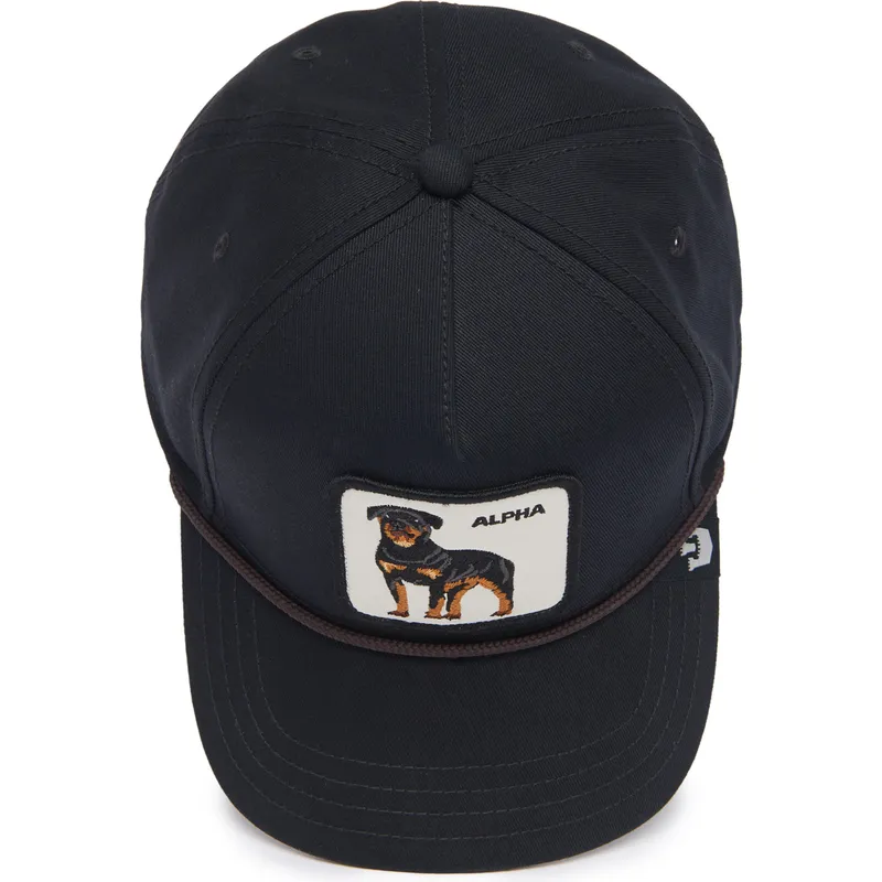 lippikset-kaareva-musta-snapback-alpha-dog-100-the-farm-all-over-canvas-the-farm-goorin-bros