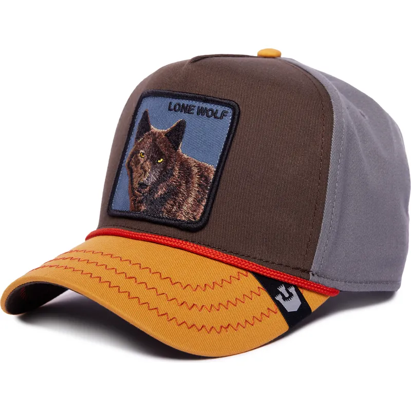 lippikset-kaareva-monivarinen-snapback-lone-wolf-100-the-farm-all-over-canvas-the-farm-goorin-bros