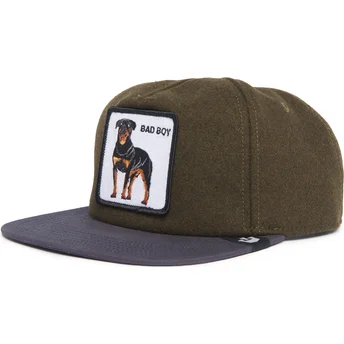 Lippikset litteä vihreä snapback Bad Boy Top Dog The Farm Flats The Farm Goorin Bros.
