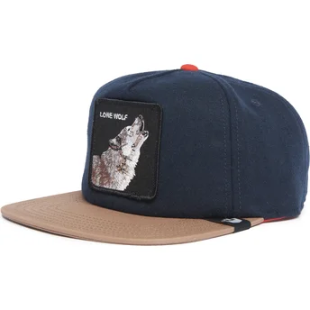 Lippikset litteä laivastonsininen snapback The Farm de Goorin Bros.