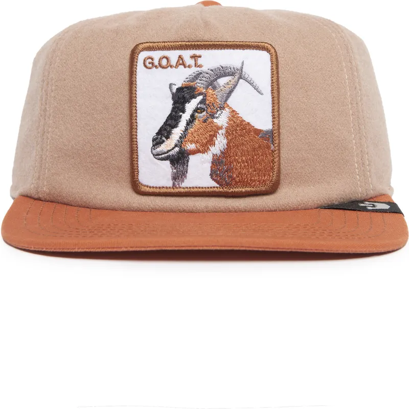 lippikset-littea-ruskea-snapback-goat-alpine-base-the-farm-flats-the-farm-goorin-bros