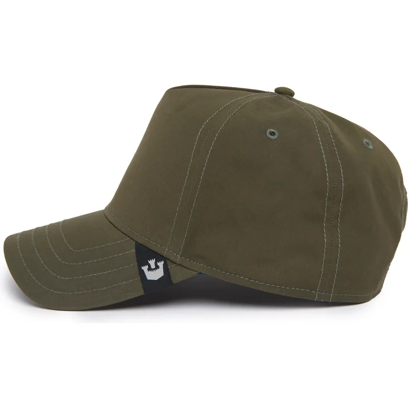 lippikset-kaareva-vihrea-snapback-the-farm-nude-the-farm-goorin-bros