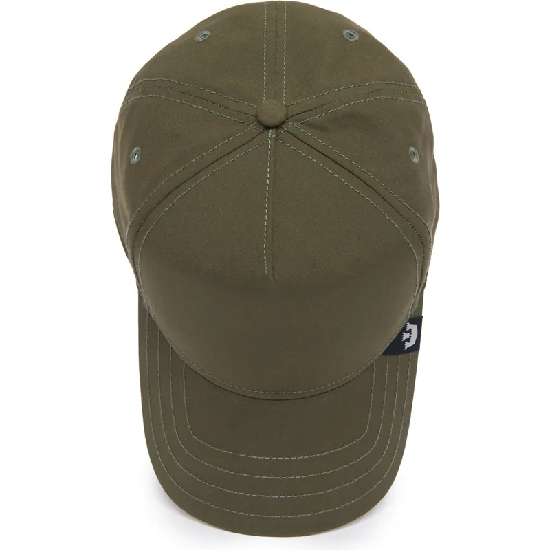 lippikset-kaareva-vihrea-snapback-the-farm-nude-the-farm-goorin-bros