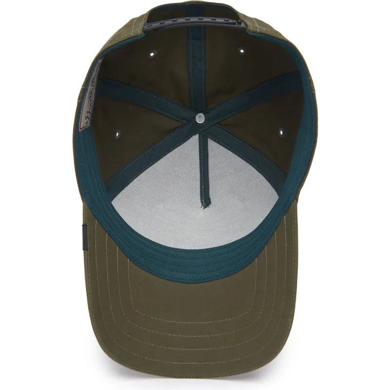 lippikset-kaareva-vihrea-snapback-the-farm-nude-the-farm-goorin-bros