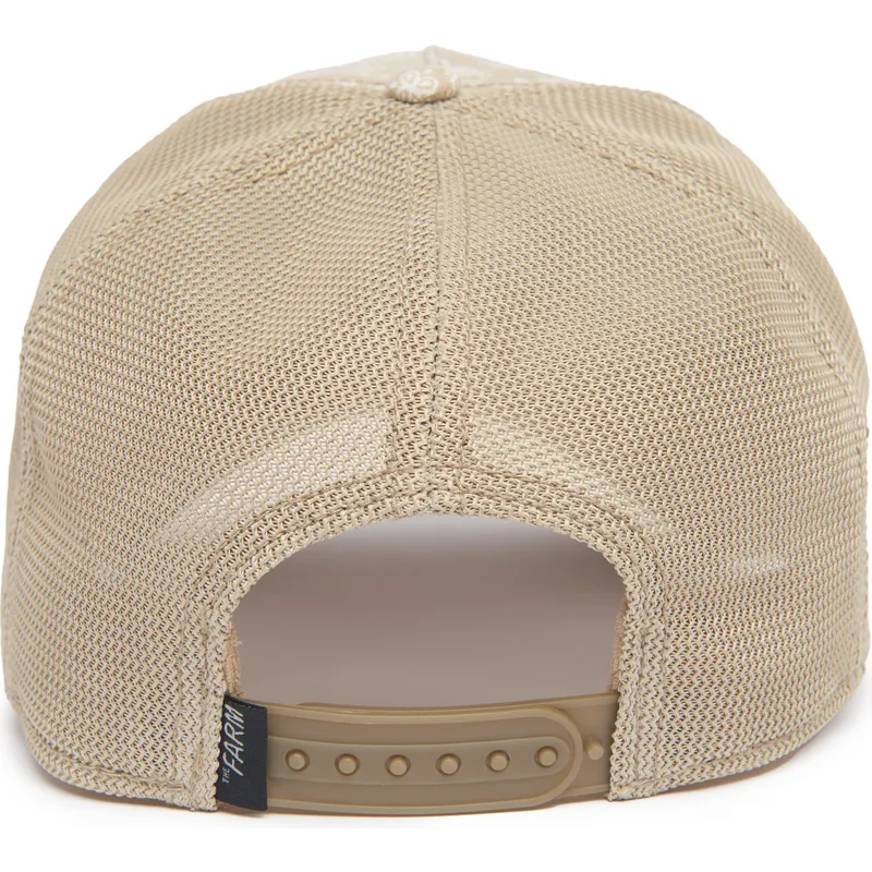 lippikset-kaareva-rekka-beige-snapback-lone-wolf-sign-o-the-times-the-farm-paisley-the-farm-goorin-bros