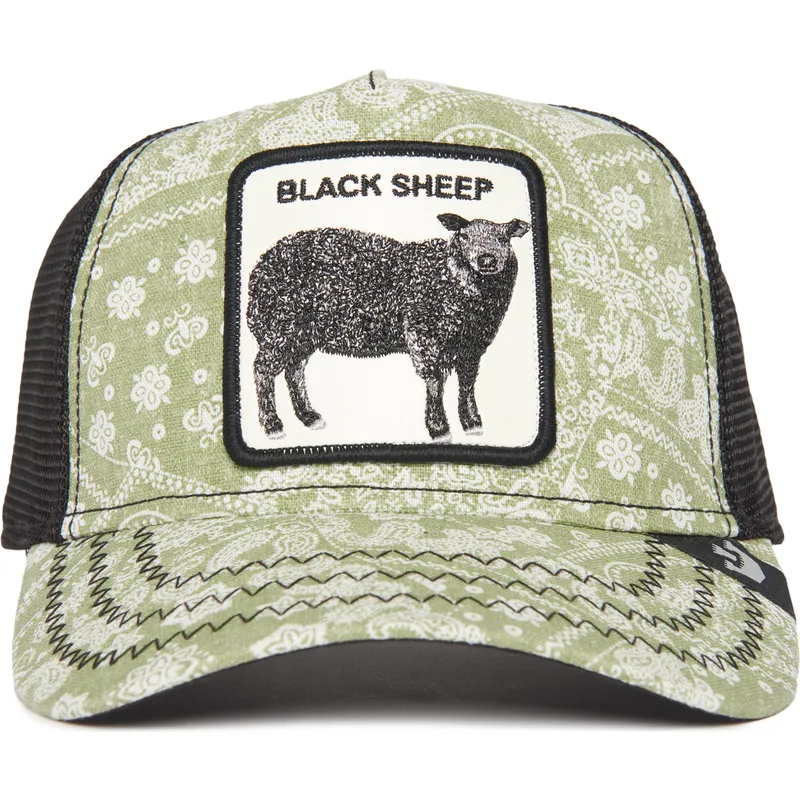 lippikset-kaareva-rekka-vihrea-snapback-black-sheep-parade-the-farm-paisley-the-farm-goorin-bros