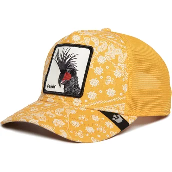 lippikset-kaareva-rekka-keltainen-snapback-punk-spray-paint-arch-the-farm-paisley-the-farm-goorin-bros
