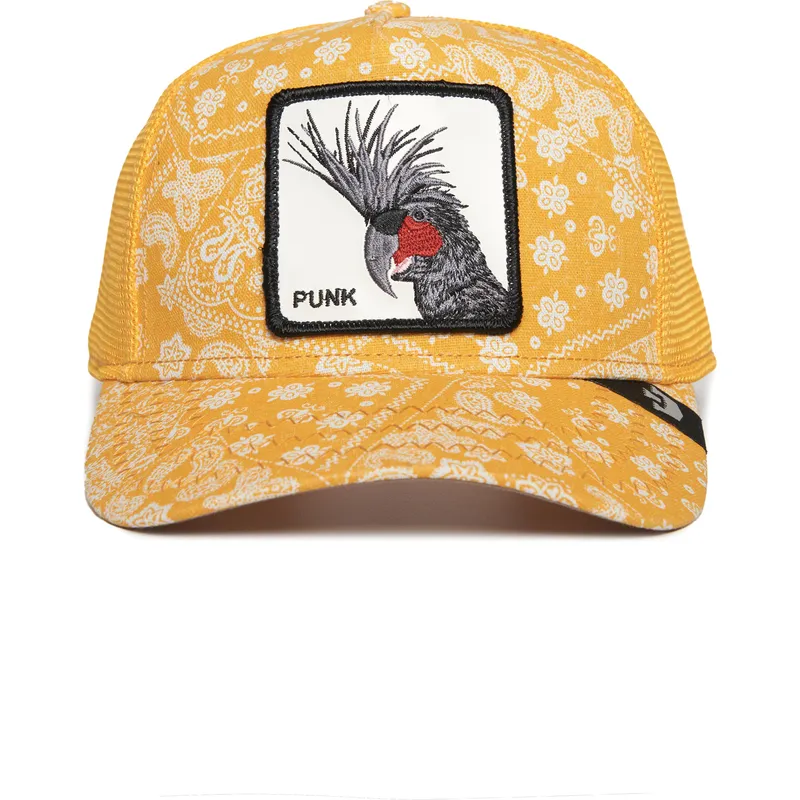 lippikset-kaareva-rekka-keltainen-snapback-punk-spray-paint-arch-the-farm-paisley-the-farm-goorin-bros