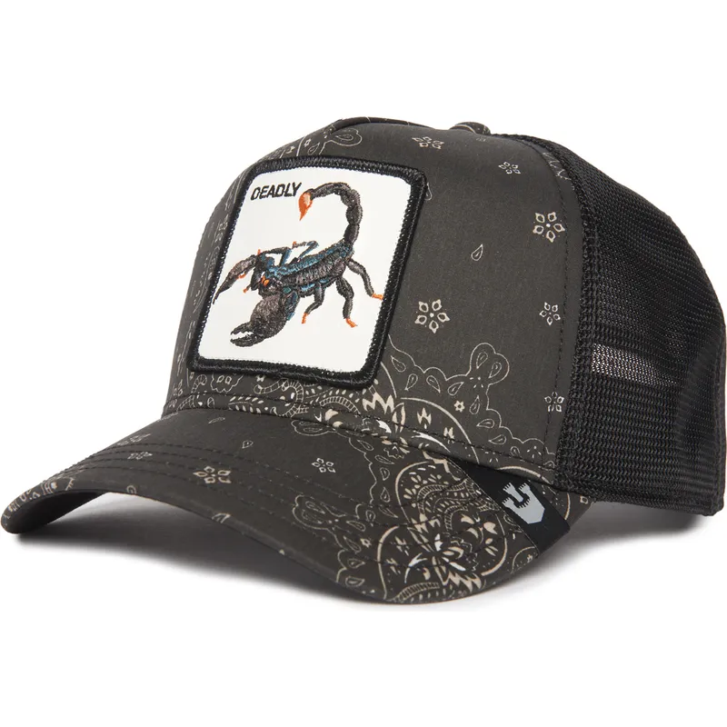 lippikset-kaareva-rekka-musta-snapback-deadly-diamonds-and-pearls-the-farm-paisley-the-farm-goorin-bros