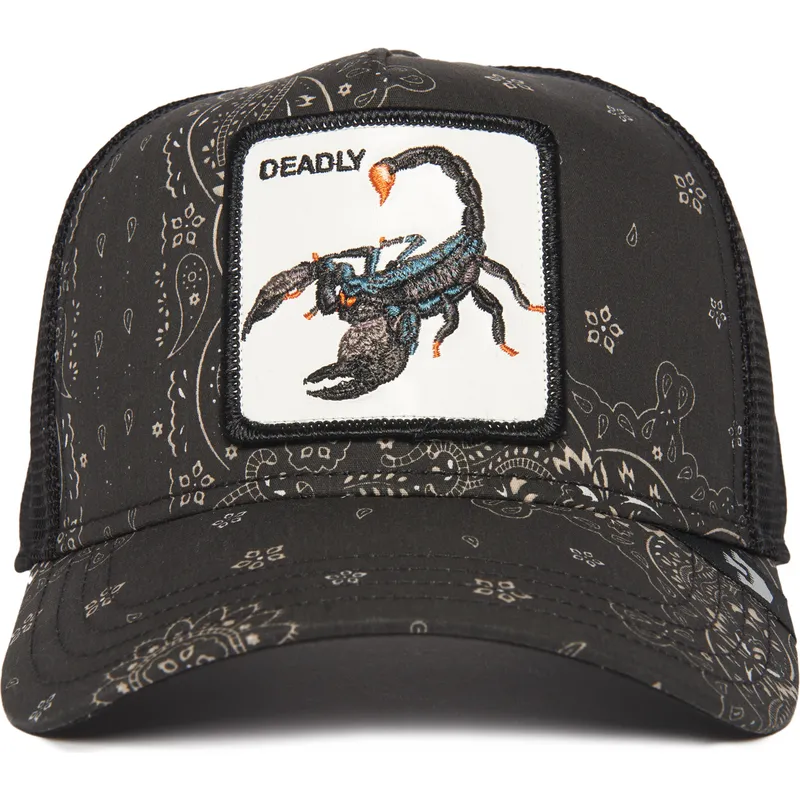 lippikset-kaareva-rekka-musta-snapback-deadly-diamonds-and-pearls-the-farm-paisley-the-farm-goorin-bros