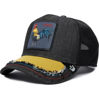 Goorin Bros. Rooster Silky Cock The Farm Silky Roots Black Trucker Hat