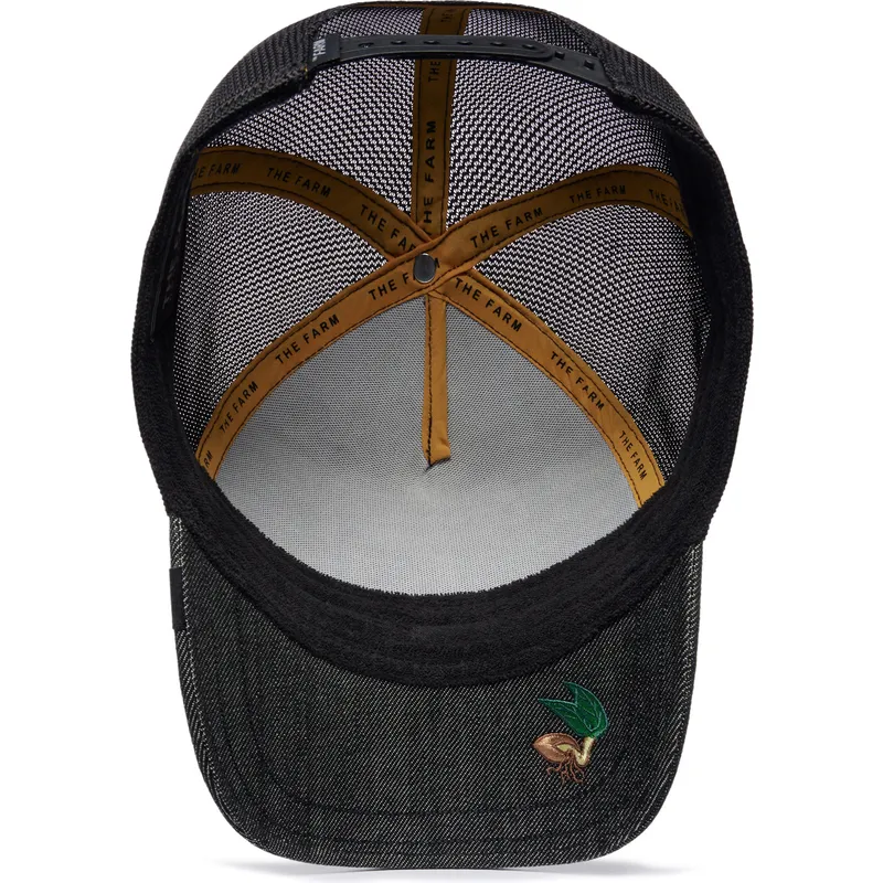 lippikset-kaareva-rekka-musta-snapback-silky-cock-the-farm-silky-roots-the-farm-goorin-bros lippikset-kaareva-rekka-musta-snapback-silky-cock-the-farm-silky-roots-the-farm-goorin-bros