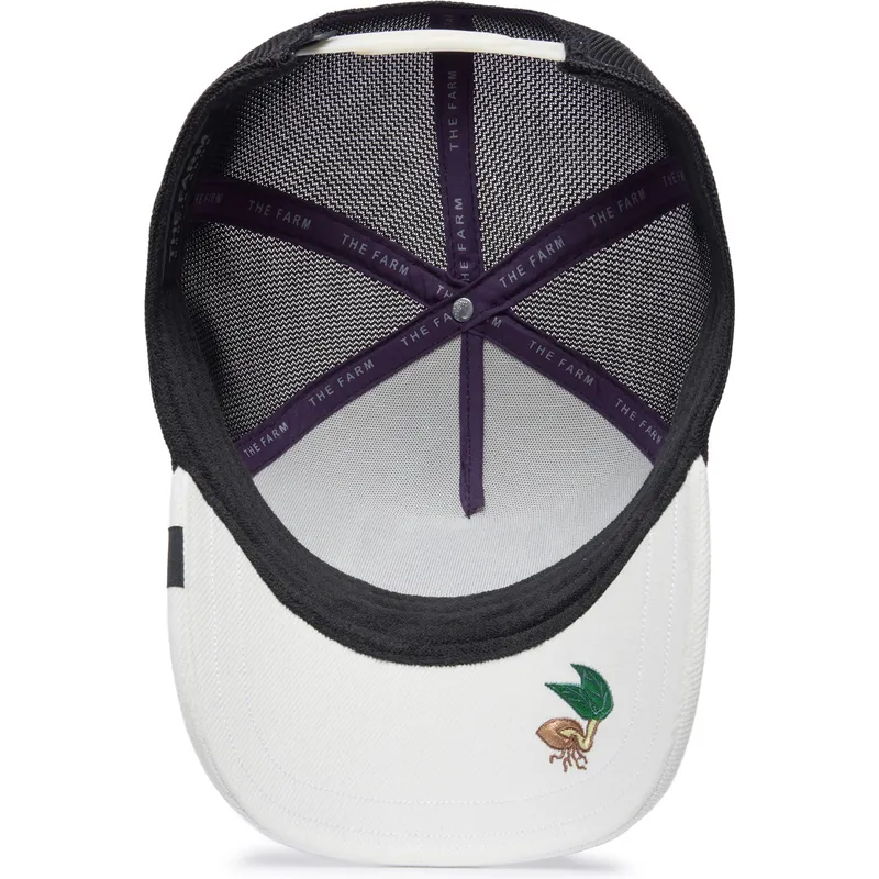 lippikset-kaareva-rekka-valkoinen-snapback-silky-chick-the-farm-silky-roots-the-farm-goorin-bros