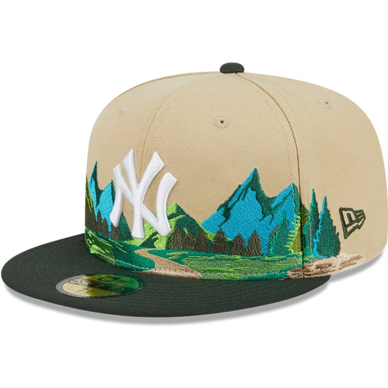 lippikset-littea-ruskea-istuva-59fifty-team-landscape-new-york-yankees-mlb-new-era