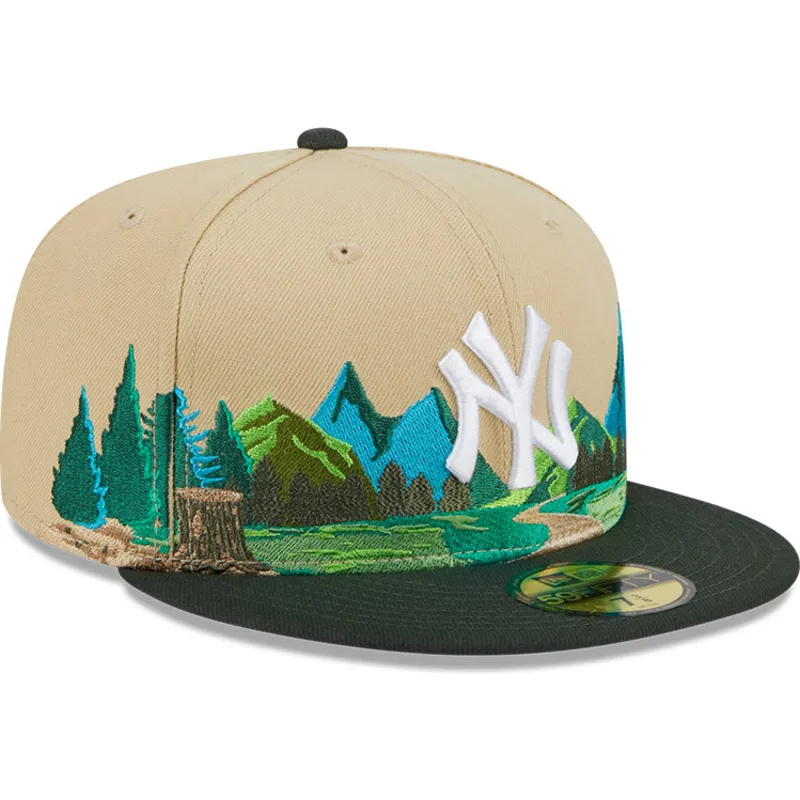 lippikset-littea-ruskea-istuva-59fifty-team-landscape-new-york-yankees-mlb-new-era
