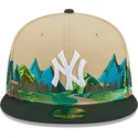lippikset-littea-ruskea-istuva-59fifty-team-landscape-new-york-yankees-mlb-new-era