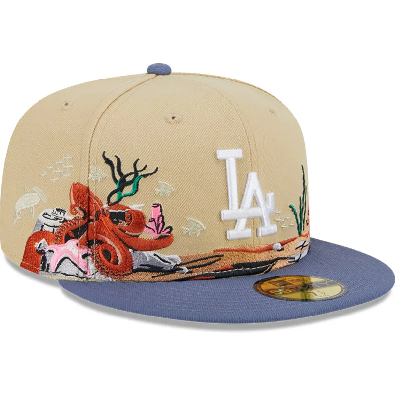 lippikset-littea-ruskea-istuva-59fifty-team-landscape-los-angeles-dodgers-mlb-new-era