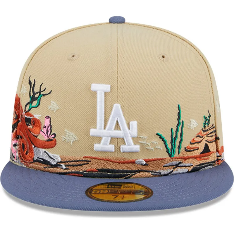 lippikset-littea-ruskea-istuva-59fifty-team-landscape-los-angeles-dodgers-mlb-new-era