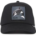 lippikset-kaareva-musta-snapback-killer-whale-100-the-farm-all-over-canvas-the-farm-goorin-bros
