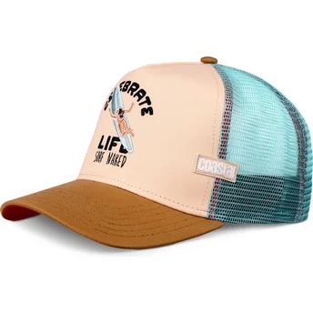 Lippikset kaareva rekka monivärinen snapback Celebrate Naked HFT Coastal