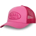 lippikset-kaareva-rekka-vaaleanpunainen-snapback-lof-cb-a6-von-dutch