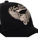 lippikset-kaareva-rekka-musta-snapback-lion-nr-von-dutch