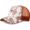 lippikset-kaareva-rekka-ruskea-snapback-hft-aloha-djinns