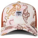 lippikset-kaareva-rekka-ruskea-snapback-hft-aloha-djinns
