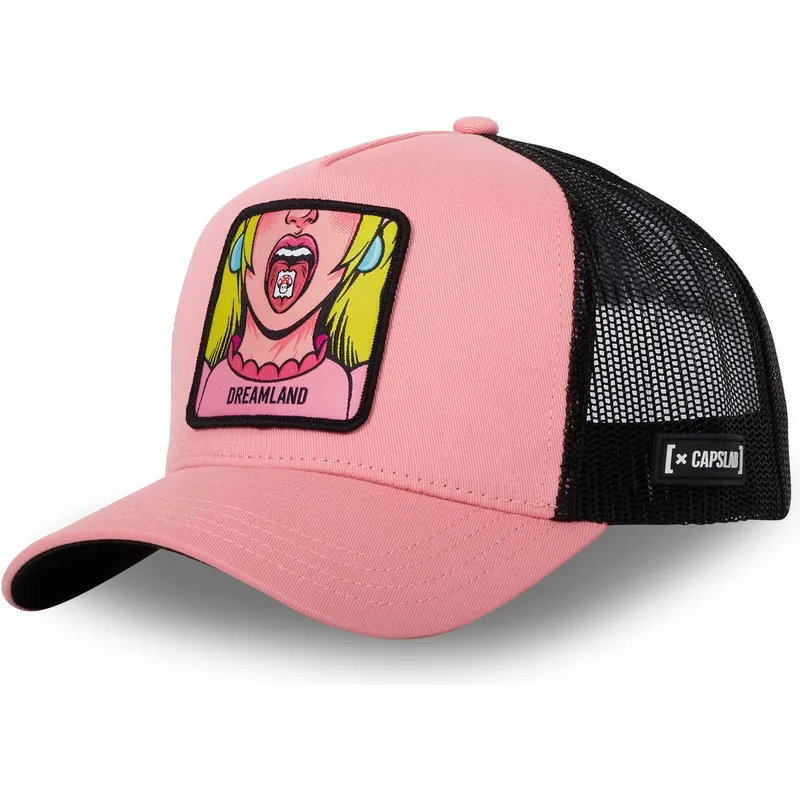 lippikset-kaareva-rekka-vaaleanpunainen-snapback-dreamland-dre2-cute-capslab
