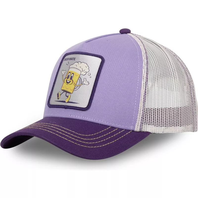 capslab-beer-mate-bee-cocktails-purple-trucker-hat