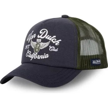 Lippikset kaareva rekka harmaa snapback CREW11 Von Dutch