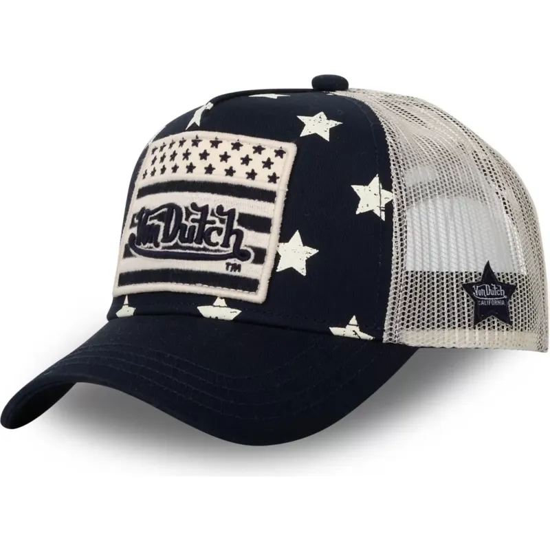 lippikset-kaareva-rekka-laivastonsininen-snapback-star-m-von-dutch