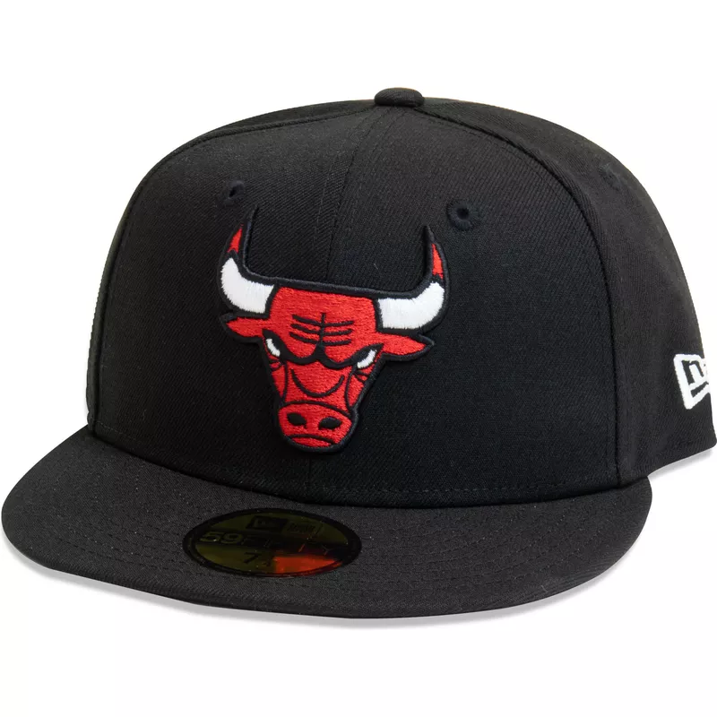 new-era-flat-brim-59fifty-essential-chicago-bulls-nba-black-fitted-cap