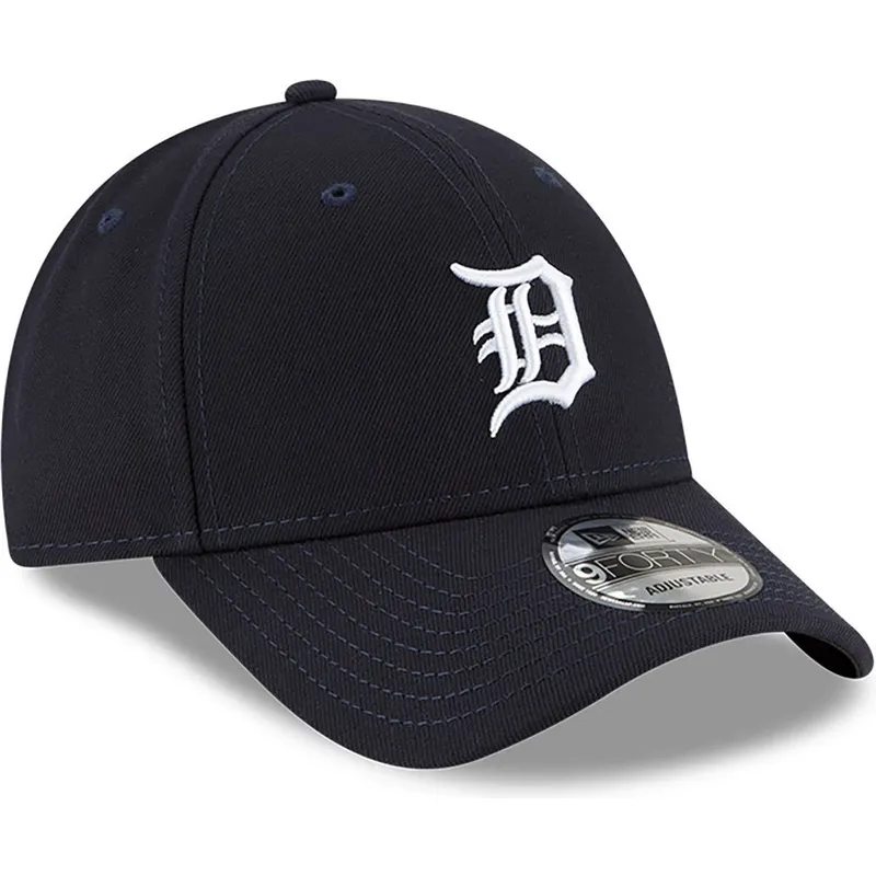 lippikset-kaareva-laivastonsininen-saadettava-nauha-9forty-the-league-detroit-tigers-mlb-new-era