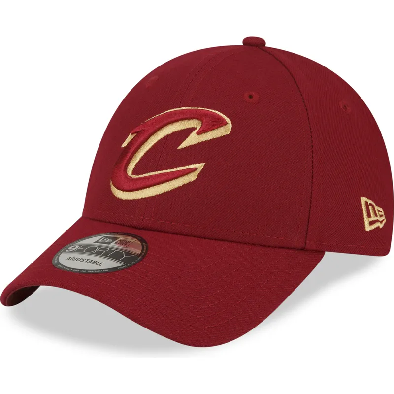 lippikset-kaareva-punainen-saadettava-nauha-9forty-the-league-cleveland-cavaliers-nba-new-era