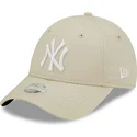 cap-kaareva-beige-adjustable-strap-9forty-league-essential-new-york-yankees-mlb-new-era