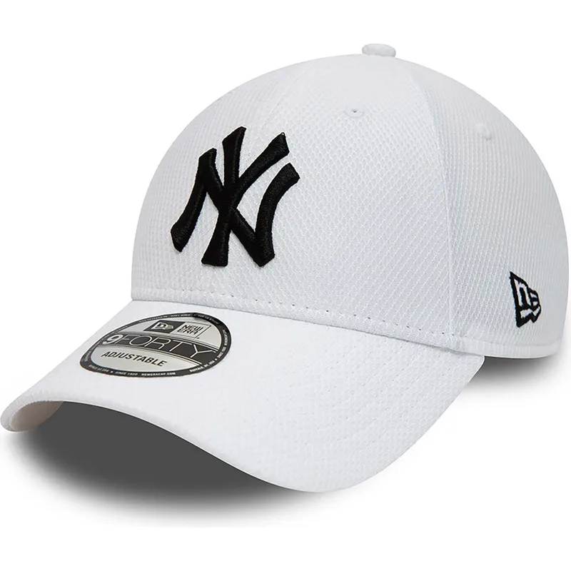 lippikset-kaareva-valkoinen-saadettava-nauha-9forty-diamond-era-essential-new-york-yankees-mlb-new-era