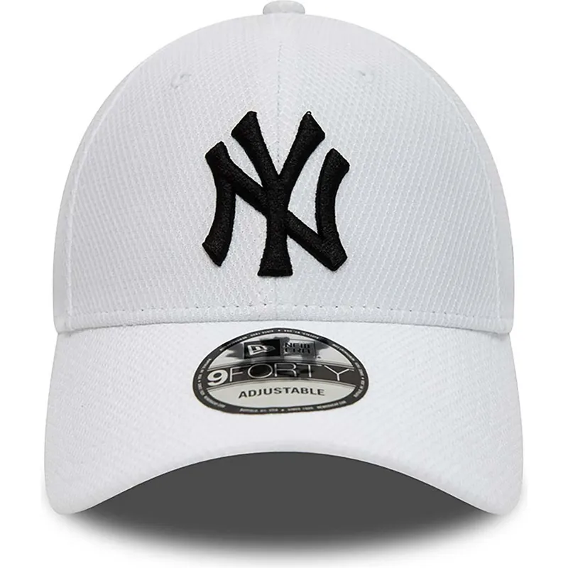 lippikset-kaareva-valkoinen-saadettava-nauha-9forty-diamond-era-essential-new-york-yankees-mlb-new-era